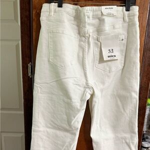 Mica Denim Women's High Rise White Jeans